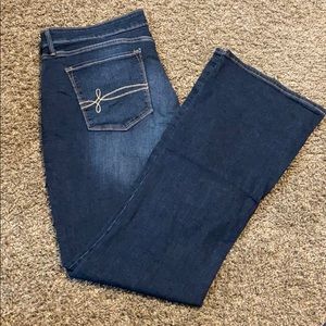 Boot cut jeans